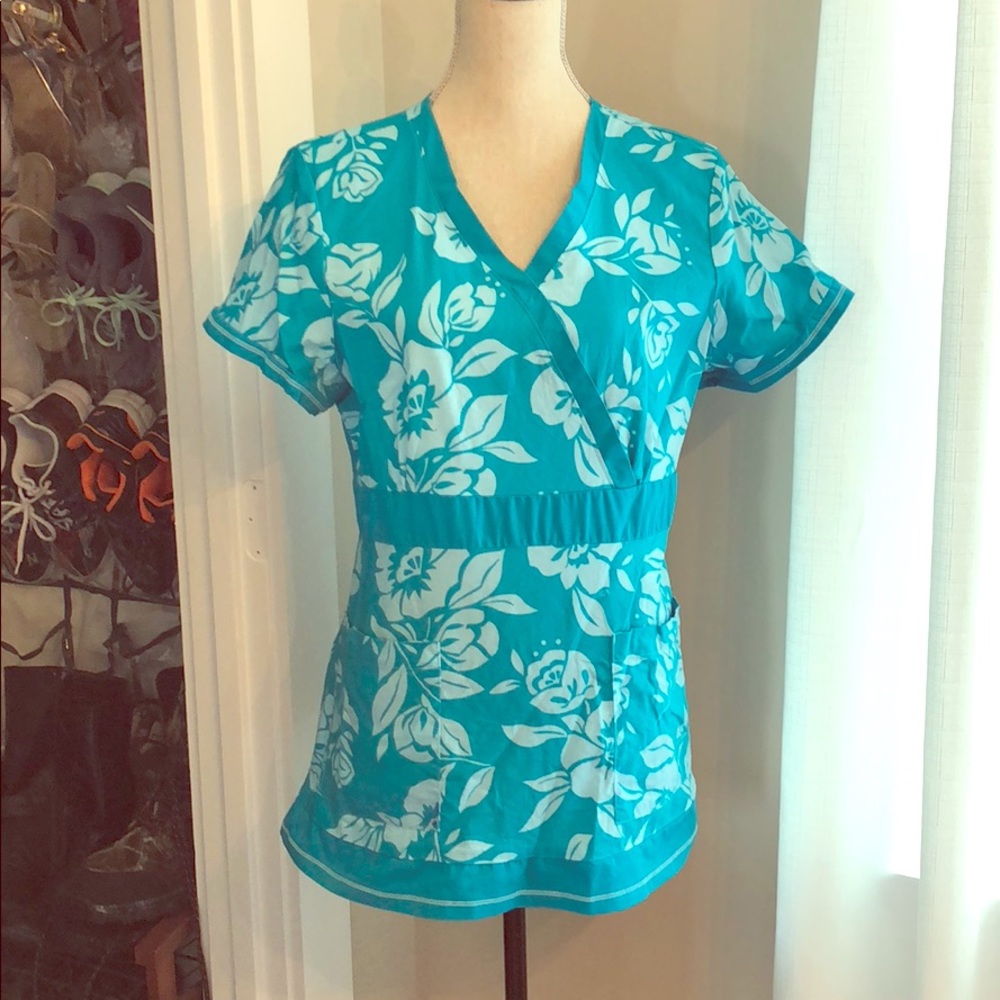 Scrub top.